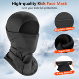 1 x RAW Customer Returns HEGGCOOE Pack of 2 Children s Balaclava Winter Windproof Fleece Balaclava Warm Face Mask Ski Mask for Boys Girls Outdoor Sports Skiing Cycling Black Black  - RRP €17.14