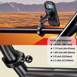 1 x RAW Customer Returns iMESTOU Waterproof ATV Phone Holder with Aluminum 1 Ball Large Clamp Mount Adapter Fits ATV UTV 38.1 44.45 46.99 50.8 53.34mm Handlebar, Fits 5.5 -6.8 Smartphones Size L  - RRP €35.99