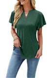 1 x Brand New SMENG women s pullover blouses summer loose top oversized t-shirt women s fashion light in the box casual long Grinch swat top green M - RRP €23.18