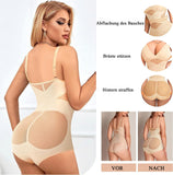 1 x RAW Customer Returns CHUMIAN Shapewear Women s Body Shaper Tummy Control Corset Body Strong Shaping Waist Shaper Figure-Shaping Bodysuit Beige, L  - RRP €27.99