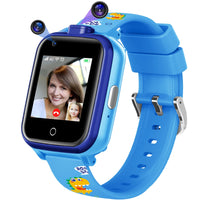 1 x RAW Customer Returns Mingfuxin 4G Kids Smartwatch, Waterproof Smartwatch Phone with Dual Camera, Children GPS Tracker with WiFi Video Phone Call SOS for Girls Boys 3-14 Birthday Gifts Blue  - RRP €98.99