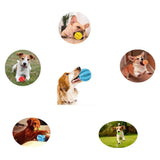 1 x Brand New Dog Toy Ball, Non-Toxic Bite Resistant Toy Ball for Dogs and Puppies, Chewing Teeth Cleaning Ball - RRP €18.0