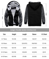 1 x RAW Customer Returns LLdress fleece jacket boys hoodie with zipper children s hoodie warm hooded jacket casual winter ourdoor sweat jacket with fleece lining hooded jackets for boys khaki-XL  - RRP €47.99