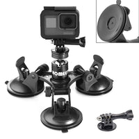 2 x RAW Customer Returns Homeet Super Car Suction Cup Mount Camera Suction Cup Tripod Action Camera Suction Cup 1 4 Ball Head 360 Degree Rotating for Camera Camcorder Suction Cup Holder - RRP €38.3