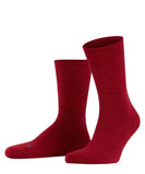 1 x RAW Customer Returns FALKE Unisex socks Walkie Light U SO wool plain 1 pair, red Scarlet 8280 , 46-48 - RRP €20.11