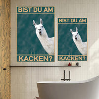 2 x Brand New FiveMileBro Are you kitten cat picture post, funny saying poster toilet decoration, bathroom toilet WC decoration alpaca, 20cmx30cm  - RRP €18.12