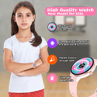 1 x RAW Customer Returns DIGEEHOT Kids Smartwatch, Fitness Bracelet Tracker Children, IP68 Waterproof Activity Tracker, 19 Sports Modes, Pedometer, Heart Rate Monitor, Gifts for Children and Teenagers Pink  - RRP €30.24