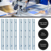 1 x RAW Customer Returns Section connector aluminum profile connector 30x30 aluminum profile 8 pieces profile connector for 30X30 groove 8 profiles screws for construction profiles aluminum profile - RRP €18.0
