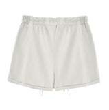 1 x RAW Customer Returns Karlywindow Women s Shorts High Waist Paperbag Shorts Loose A Line Summer Pants with Wide Legs Beige M - RRP €26.17