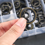 50 x Brand New 90 pcs sealing rings set, hydraulic sealing rings, O-rings sealing set, metal rubber sanitary seals sealing set, for sanitary washers car quick repair - RRP €352.0