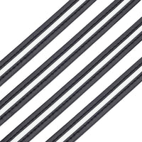 3 x Brand New BENECREAT 2m Leather Jewelry Cord, Black and White Microfiber Leather Flat Cord for Jewelry Making, Necklace, Bracelet, Beading and DIY Crafts, 15 16x3mm - RRP €68.4