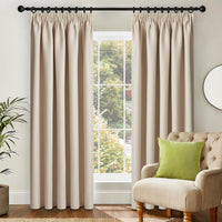 1 x RAW Customer Returns Topfinel Opaque Curtain with Ruffle Tape Curtains Children s Room Blackout Curtain Bedroom Living Room 225 x 140 cm H W Set of 2 Alterosa - RRP €28.22