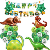 3 x Brand New Dinosaur Birthday Decorations, 4th Birthday Dinosaur Balloons, Kids Birthday Dinosaur Decorations, 4th Boy Birthday Dinosaur Party Decorations - RRP €49.89