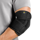 1 x RAW Customer Returns BRACOO EP30 elbow bandage with reinforcement - breathable elbow splint with Velcro fastener for extra support - RRP €18.14