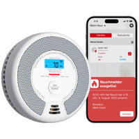 1 x RAW Customer Returns X-Sense Wi-Fi Smoke and Carbon Monoxide Detector with Replaceable Battery, Smart Combination Detector, Compatible with X-Sense Home Security App, SC07-WX, 1 Pack - RRP €55.99