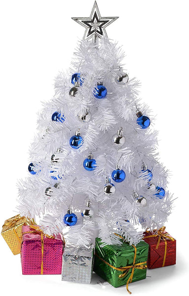 Brand New Pallet - White Tabletop Christmas Trees - 52 Items - RRP €1286.48