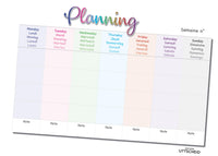 1 x Brand New UTTSCHEID Weekly Family Planner - Laminated. Fine-tipped, erasable felt-tip pen provided. - A3 Landscape format 29.7 x 42.2 cm  - RRP €18.95