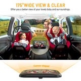 1 x RAW Customer Returns ENONEO 360 Car Mirror Baby Back Seat Upgrade , Shatter-proof Rear Seat Mirror Car Baby Back Seat Mirror Children s Mirror Car Rearview Mirror for Baby Car Seats and Reboarder Child Seats, Wider Clearer - RRP €19.99