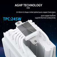 1 x RAW Customer Returns Thermalright Peerless Assassin 120 White CPU Cooler, 6 heat pipes, double TL-C12W PWM fan, aluminum cooler cover, AGHP technology, for AMD AM4 AM5 Intel1150 1155 1200 2011 - RRP €38.41