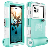 1 x RAW Customer Returns Waterproof Smartphone Case IPX8 Waterproof Cell Phone Case Holder 15m Underwater compatible for iPhone 15 14 13 12 11 15 Pro Max 13 12 11 Pro Samsung S24 S23 S22 Ultra A35 A55 A25 A15 A34 A54 - RRP €36.99