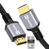 1 x RAW Customer Returns Anhuicco HDMI 2.1 Cable 4K 8K HDR Certified 0.5meter 48Gbps 8K 10K 60Hz 4K 144Hz 2K 240Hz ALLM VRR FreeSync Dolby ARC eARC HDR10 HDCP 2.3 Supports PS5 Xbox Soundbar Real 8K Fire TV - RRP €10.97