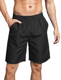 1 x RAW Customer Returns ACHTELEPHS Men s Swimming Trunks Long Quick-Drying Swimming Shorts Men Board Shorts Swimming Trunks Black S - RRP €21.17