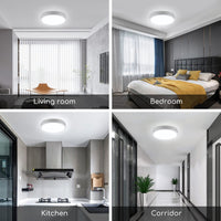 1 x RAW Customer Returns Aigostar LED Ceiling Lamp 24W 289mm LED Ceiling Lamp 2700LM Cold White Light 6500K for Living Room, Bedroom, Kitchen, Hallway, Balcony - RRP €17.28