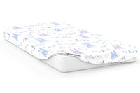 1 x RAW Customer Returns Disney Frozen Magical Nature 100 Cotton Fitted Sheet 90x200 cm Single Bed Size Set of 2 - RRP €20.16