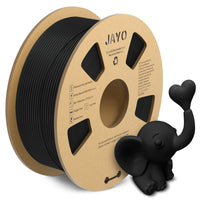 1 x RAW Customer Returns JAYO Matte PLA Filament 1.75mm, 3D Printer Filament PLA Matte 1.1KG, Neatly Wound Filament, Dimensional Accuracy - 0.03 mm, 1.1 KG Spool 2.42 LBS , 363 Meters, PLA Matte Black - RRP €21.99