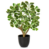 1 x RAW Customer Returns Briful 43CM Artificial Plant Like Real Artificial Ficus Plants in Black Pot Decorative Plant for Windowsill Living Room Bathroom Decoration - RRP €29.23