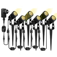 1 x RAW Customer Returns 30M garden spotlight LED ground spike Spurleh 6-pack garden lighting with power IP65 waterproof garden spots LED outdoor garden lamp 3000K warm white COB garden light ideal for outdoor garden lawn garden path - RRP €72.99