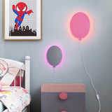 1 x RAW Customer Returns Puhui Balloon Children s Room Lamp, LED RGB Wall Light Dimmable with Touch Remote Control, Indoor Decorative Wall Lamp 2M Cable with Plug and Switch, Mood Lighting for Children, Girls or Boys White  - RRP €40.12