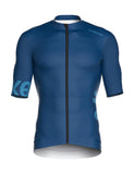 1 x RAW Customer Returns INBIKE Cycling Jersey Men Short Sleeve Cycling Jersey Summer Breathable Jersey Bicycle Road Bike Shirt Cycling Clothing Blue M - RRP €34.26