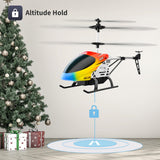 1 x RAW Customer Returns 4DRC M5 Indoor Remote Control Helicopter, Radio Control Helicopter Toys for Children, Mini Helicopter 3.5 Channel LED Light, 2 Batteries, Gift for Children and Beginners - RRP €36.17