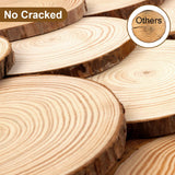 1 x RAW Customer Returns Philorn 10pcs wooden discs 13-14cm diameter, tree discs for crafts, wooden disc coasters for crafts, rustic wooden panels natural with bark for DIY, decoration, wedding, Christmas - RRP €16.99