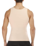 1 x RAW Customer Returns Chumian Men s Compression Shirt Compression Shirt Undershirt Model Dimagrante Abdominal Strap Fitness Tank, Beige L - RRP €27.6