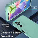 1 x RAW Customer Returns BESINPO For Samsung A14 Case, for Galaxy A14 Case, 360 Degree All-Round Protection Case with Integrated Screen Protector Robust Outdoor Bumper Silicone Protective Case Cell Phone Case for Samsung A14 4G 5G Green  - RRP €18.14