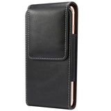 1 x RAW Customer Returns Baiyian Vertical Belt Bag Holster Belt Case Genuine Leather Case for Nokia 2.4, Samsung Galaxy A72, Xiaomi Mi 11 Pro  - RRP €14.98