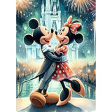 1 x Brand New RICUVED Cartoon Diamond Painting Adults, 5D Mouse Diamond Painting Pictures Adults, DIY Diamond Painting Pictures Mickey Diamond Painting Set for Wall Decoration 30x40cm - RRP €20.4