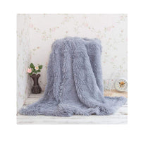 1 x Brand New TIDWIACE Cuddly Blanket Fluffy 160 x 200 cm, Super Warm Blanket, Rainbow High Quality Blanket, Wool Blanket Faux Fur, Sofa Blanket, Fleece Blanket, Bedspread for Bed Sofa Bedroom - RRP €37.2