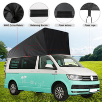 1 x RAW Customer Returns Pop-Top roof protection replacement for VW T5 T6, weather protection camper roof tent for pop-up roof sleeping roof outdoor camping, not suitable for retrofitted roofs - RRP €106.58