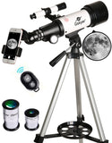 1 x RAW Customer Returns Gskyer Telescope, 70mm Aperture, 400 AZ, Astronomical Refraction for Children and Beginners Adult Travel Telescope D-70400 - RRP €106.22