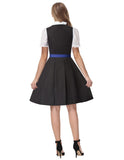 1 x RAW Customer Returns JASAMBAC ladies, dirndl, 3-piece traditional dress for Oktoberfest, carnival - RRP €79.99