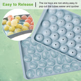 11 x Brand New Mini ice cube tray balls, round ice cube trays for freezer circle, 99 pieces of ice cubes, cocktail, whiskey, tea, coffee 3 ice cube trays ice container ice tongs  - RRP €224.4