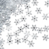 73 x Brand New Senmil 300 pieces Christmas snowflake confetti, snowflake table decoration for Christmas decorations, Christmas small suitable for weddings and parties silver snowflakes  - RRP €459.9