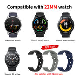 1 x RAW Customer Returns SenMore 3 Pieces 22mm Bracelet for Xiaomi Mi Watch Xiaomi Watch S1 Xiaomi Watch S1 Active Xiaomi Mi Watch Color Sport, Soft Silicone Adjustable Sport Replacement Bracelet. - RRP €9.8