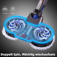 1 x RAW Customer Returns Mop attachment for Dyson V7 V8 V10 V11 V15 vacuum cleaner-electric wet mop attachment mop vacuum and mop floor mop with removable water tank and 6 microfibre 4 chenille washable mops - RRP €74.21