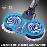 1 x RAW Customer Returns Mop attachment for Dyson V7 V8 V10 V11 V15 vacuum cleaner-electric wet mop attachment mop vacuum and mop floor mop with removable water tank and 6 microfibre 4 chenille washable mops - RRP €74.21