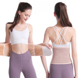 2 x RAW Customer Returns USUN Belly Belt Elastic Back Warmer Heat Belt Elastic Self-Heating Belt Waist Support Recovery Belt After Birth Abdominal Binder Comfortable Belly Slim Abdominal Belt Skin Color, M  - RRP €25.98