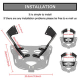 1 x RAW Customer Returns Rear Luggage Rack for CB500X 2013-2023 and for CB400X 2023 and for CB500F 2013-2018 and for NX400 NX500 2024,PSLER Motorcycle Rear Luggage Rack Motorcycle Accessories - RRP €99.99